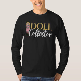 Poppenverzamelaar langonoloog pop verzamelen speel t-shirt