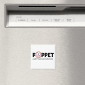 Poppet en de Wolfpack logo Magneet (Insitu (Vaatwasser))