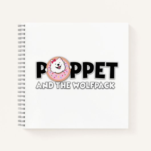 Poppet en de Wolfpack logo Notitieboek (Voorkant)