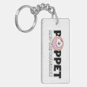 Poppet en de Wolfpack logo Sleutelhanger (Voorkant Links)