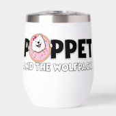 Poppet et la tasse isolante Wolfpack (Avant)