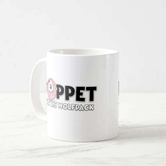 Poppet et logo Wolfpack Coffee Mug (Devant gauche)