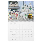 Poppet et Wolfpack 2 pages Calendrier (Mar 2026)