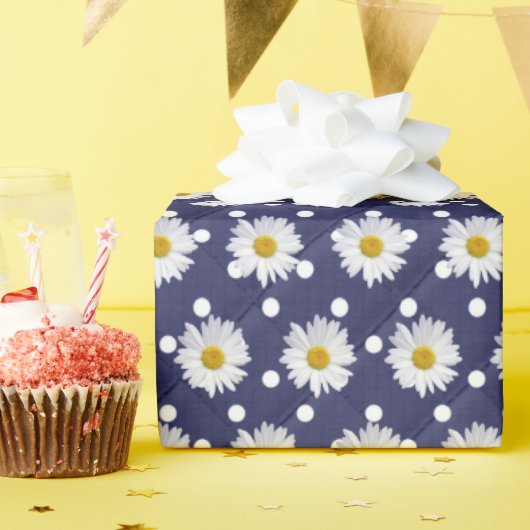 poppetjes cadeaupapier (Verjaardagsfeest)