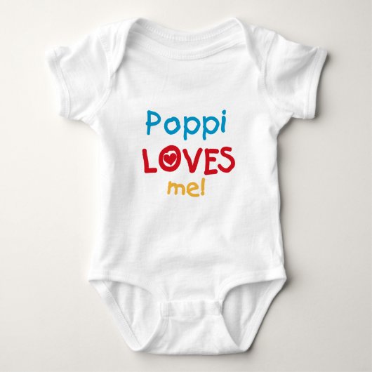 Poppi Loves Me T-shirts en geschenken (Voorkant)