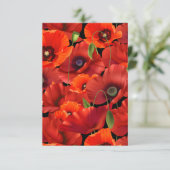 Poppie Bedankkaart (Staand voorkant)