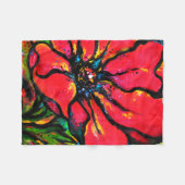 Poppie I Fleece Deken (Voorkant (Horizontaal))