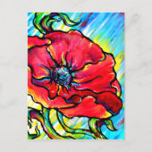 Poppie II Briefkaart (Voorkant)