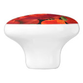 Poppie Keramische Knop (Zijkant)