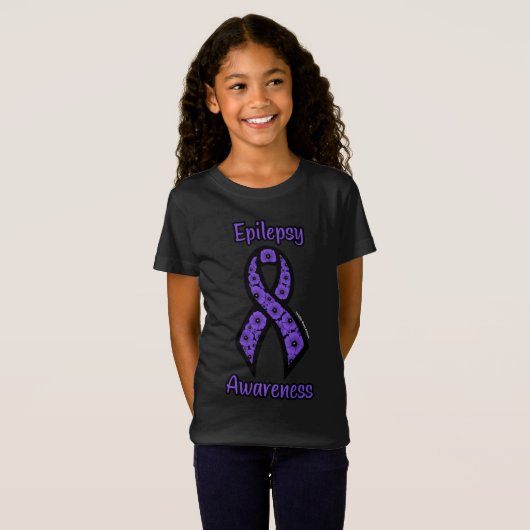 Poppie/lint.. epilepsie t-shirt (Voorkant volledig)