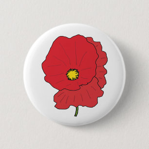 Poppie Ronde Button 5,7 Cm