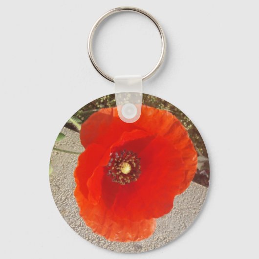 Poppie Sleutelhanger (Voorkant)