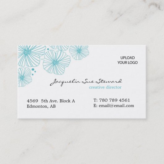 Poppie Visitekaartje (Voorkant)