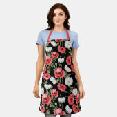 Poppies Apron Schort (Gedragen)