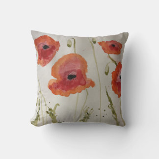 Poppies Coussin de coton