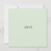 Poppies Custom bruiloft uitnodiging (Achterkant)