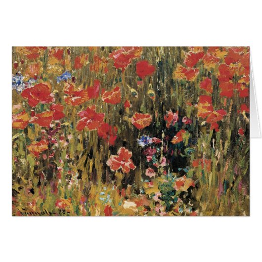 Poppies de Robert Vonnoh, Impressionnisme Vintage (Devant horizontal)