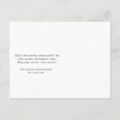 Poppies Deco Shawn Aankondigingskaart (Achterkant)