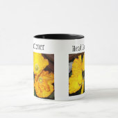 Poppies d'Islande Ringer Mug (Centre)