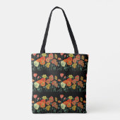 Poppies d'orange Fleurs florales Sac fille d'anniv (Dos)