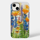 Poppies en korenbloem Case-Mate iPhone case (Achterkant)