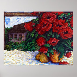 Poppies en uien poster