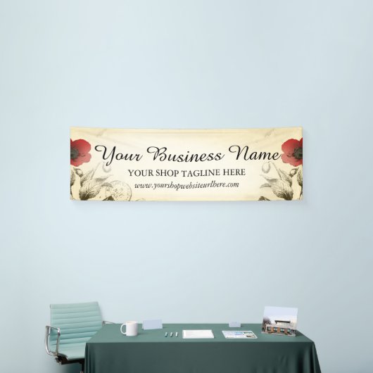 Poppies Ephemera Banner (Beurs)