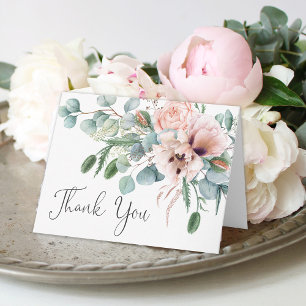 Poppies et Eucalyptus au pastel doux Merci