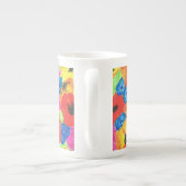 Poppies et fleurs de Cornouailles d'os Chine Mug (Dos)