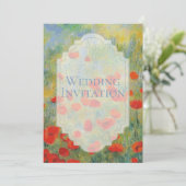 Poppies - Faire-part de mariage (Debout devant)