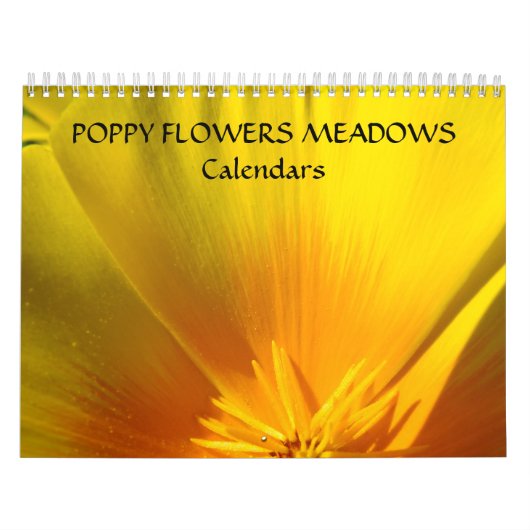 Poppies FLEURS MEADOWS Calendrier Cadeaux Vacances (Protection)