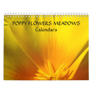 Poppies FLEURS MEADOWS Calendrier Cadeaux Vacances