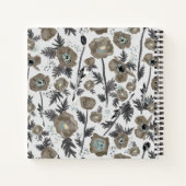 Poppies Floral Vacances Location Livre d'Invité (Dos)