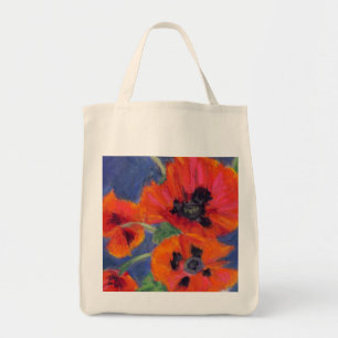 Poppies Grocery Canvas tas