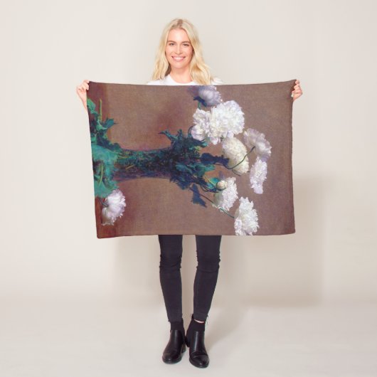 Poppies, Henri Fantin-Latour Fleece Deken (In situ)