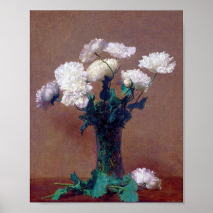 Poppies, Henri Fantin-Latour Poster