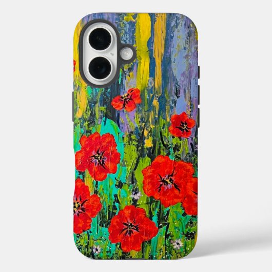 Poppies iPhone Case (Achterkant)