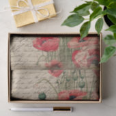  Poppies Journal I Tissuepapier (Geschenk)