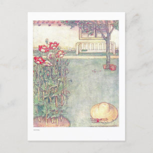 Poppies Kinderen Illustratie Briefkaart