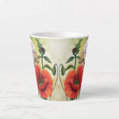 Poppies Latte Mok (Voorkant)