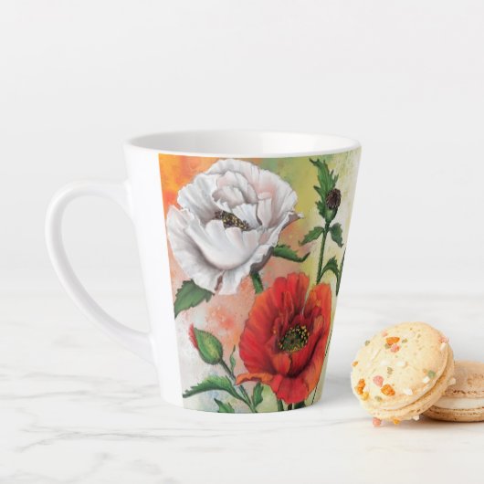 Poppies Latte Mok (In situ)