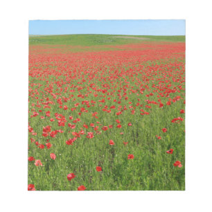Poppies levend! notitieblok