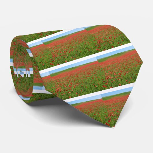 Poppies levend! stropdas (Opgerold)
