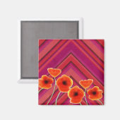 Poppies Magnet Magneet (Voorkant / Achterkant)