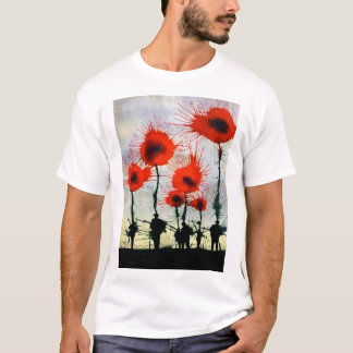 Poppies Mannen Tee Shirt