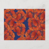 Poppies Pattern Art Poppy Briefkaart (Voorkant)