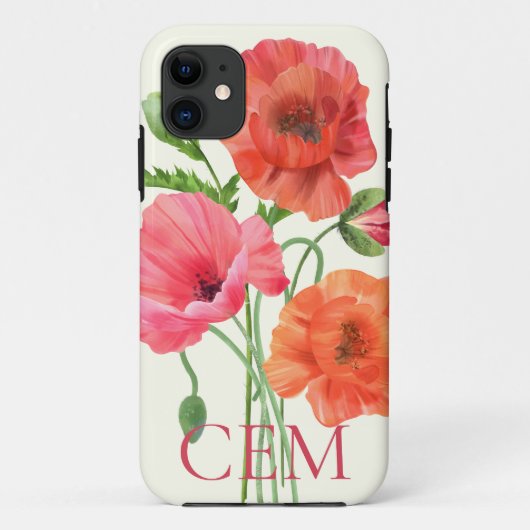 Poppies Phone Case (Achterkant)