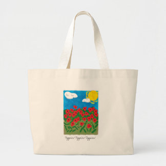 Poppies! Poppies! Poppies! Grote Tote Bag