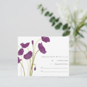 Poppies pourpres RSVP (Debout devant)