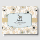 Poppies Rental Guest Book Waterverf Pattern Gastenboek (Voorkant)
